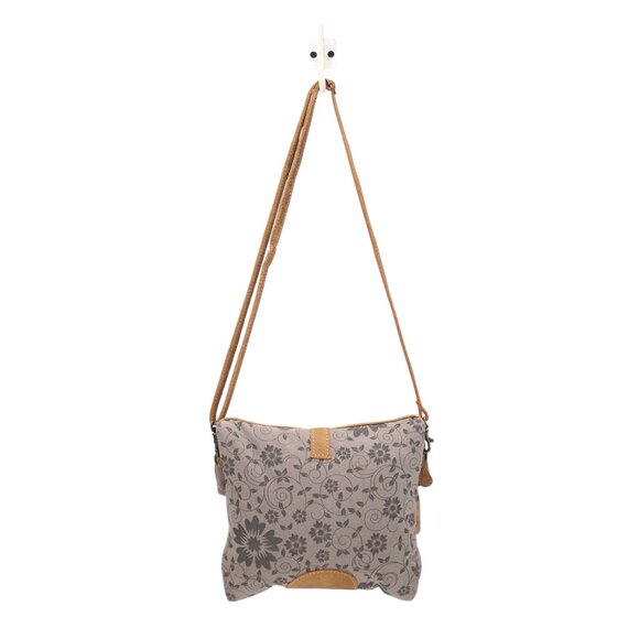 Myra Bag - Teal & Tan Cross Body Bag - Picture 5 of 6